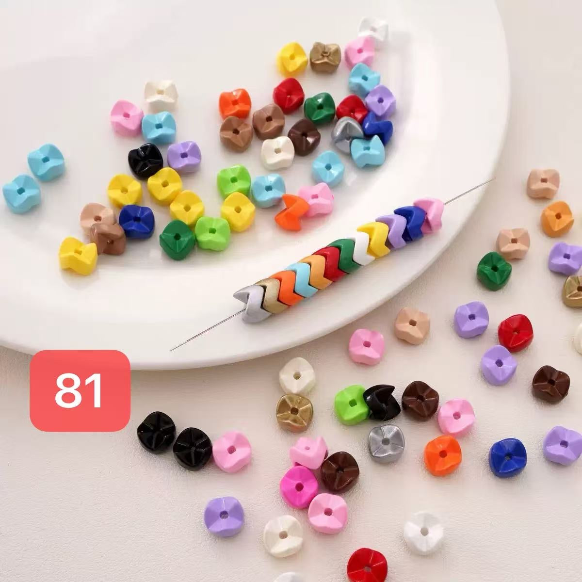 120+ designs of acrylic beads, $1.5/10pcs or more, Link 3(61-90)