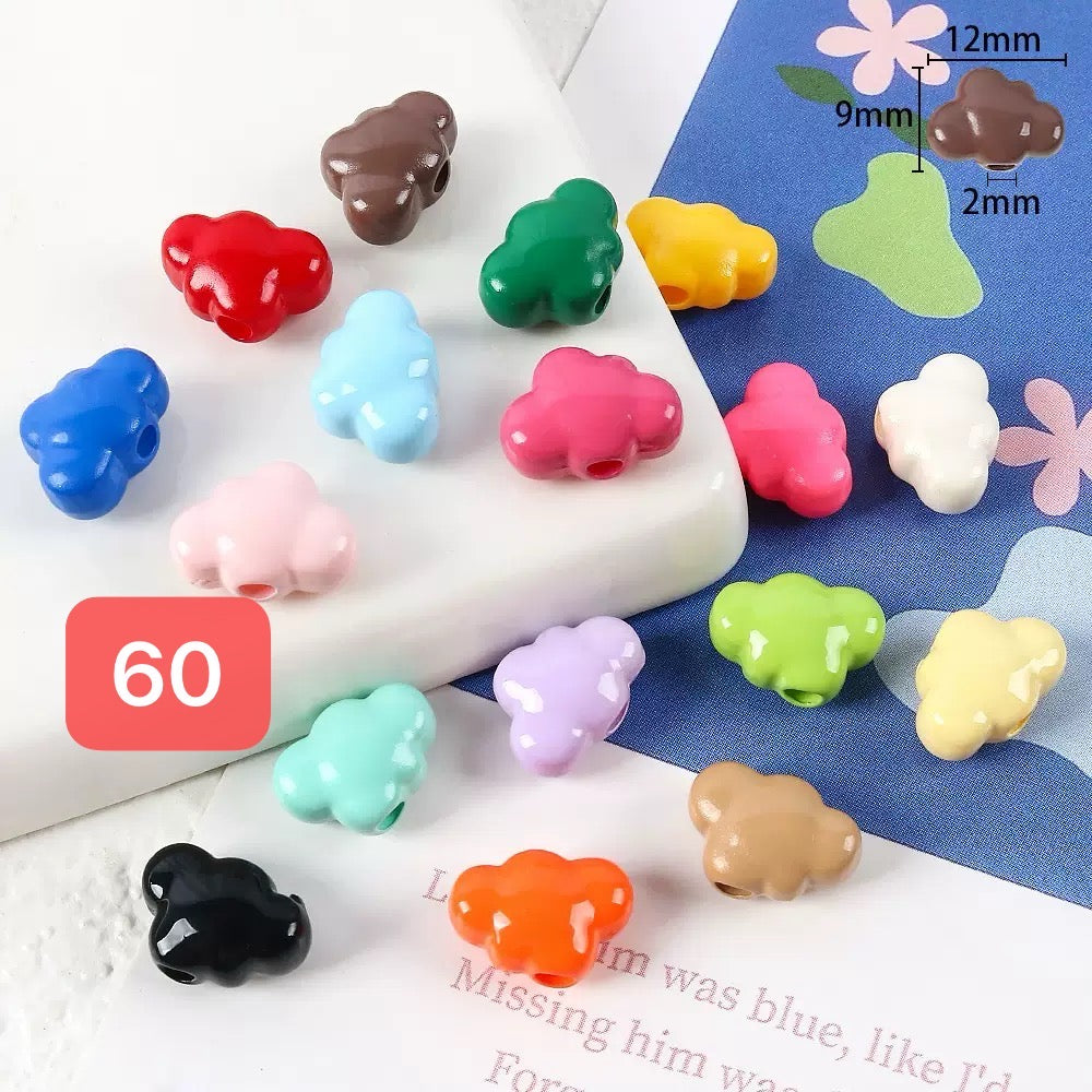 120+ designs of acrylic beads, $1.5/10pcs or more, Link 2(31-60)