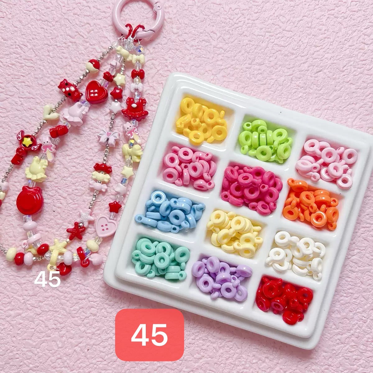 120+ designs of acrylic beads, $1.5/10pcs or more, Link 2(31-60)