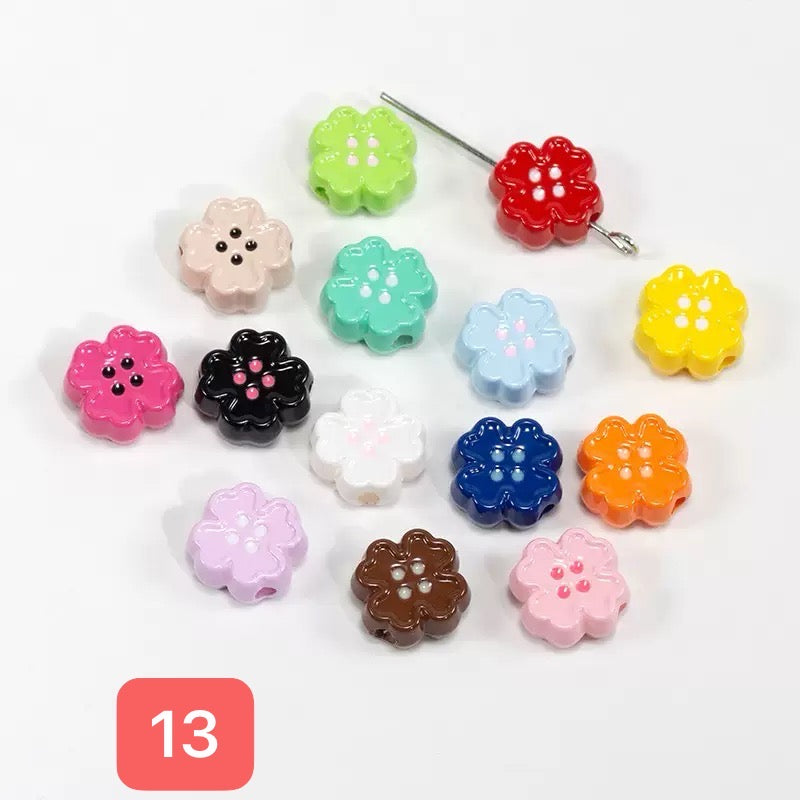 120+ designs of acrylic beads, $1.5/10pcs or more, Link 1(01-30)