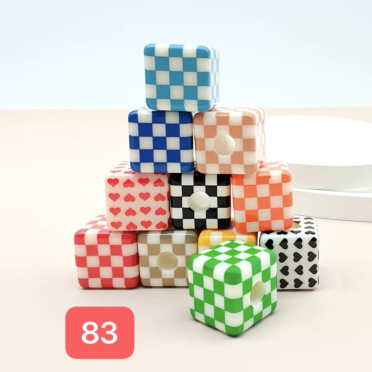 120+ designs of acrylic beads, $1.5/10pcs or more, Link 3(61-90)