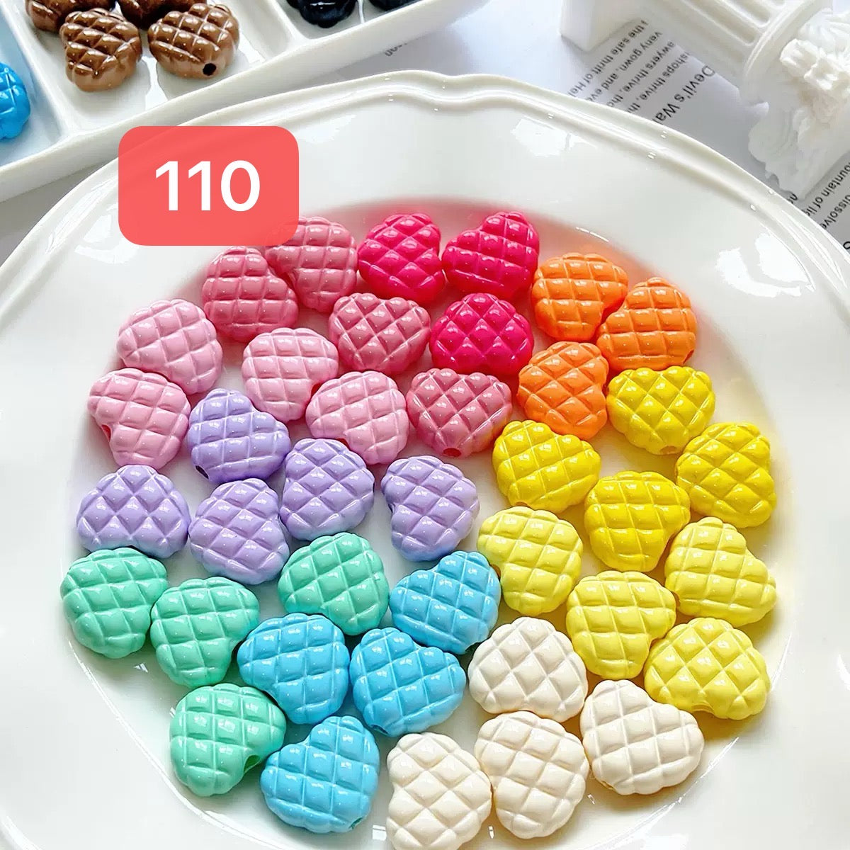 120+ designs of acrylic beads, $1.5/10pcs or more, Link 4(91-120)