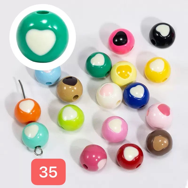 120+ designs of acrylic beads, $1.5/10pcs or more, Link 2(31-60)