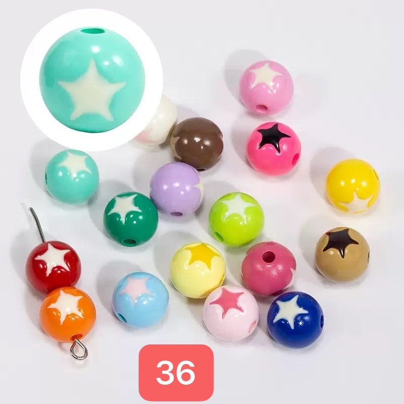 120+ designs of acrylic beads, $1.5/10pcs or more, Link 2(31-60)