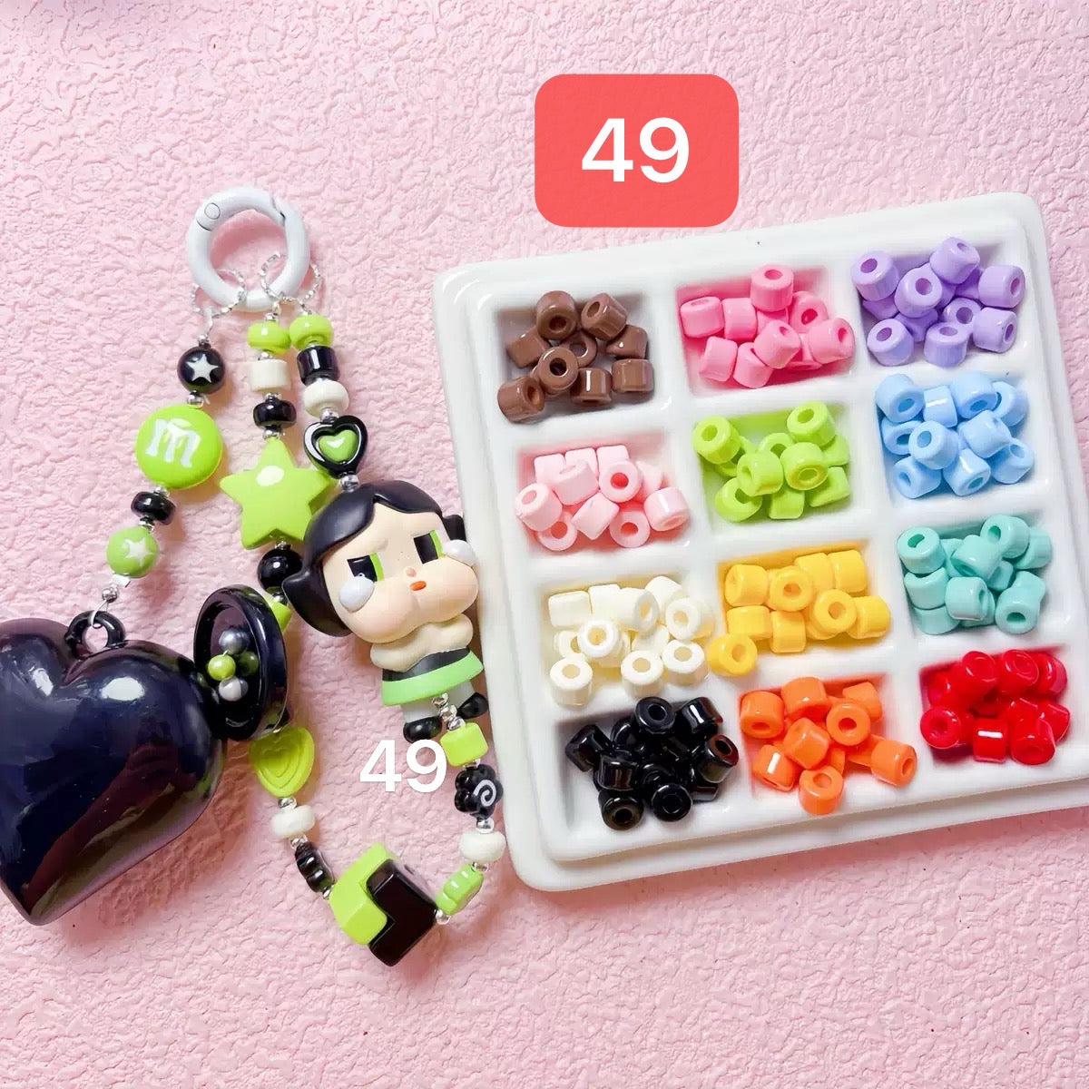 120+ designs of acrylic beads, $1.5/10pcs or more, Link 2(31-60)