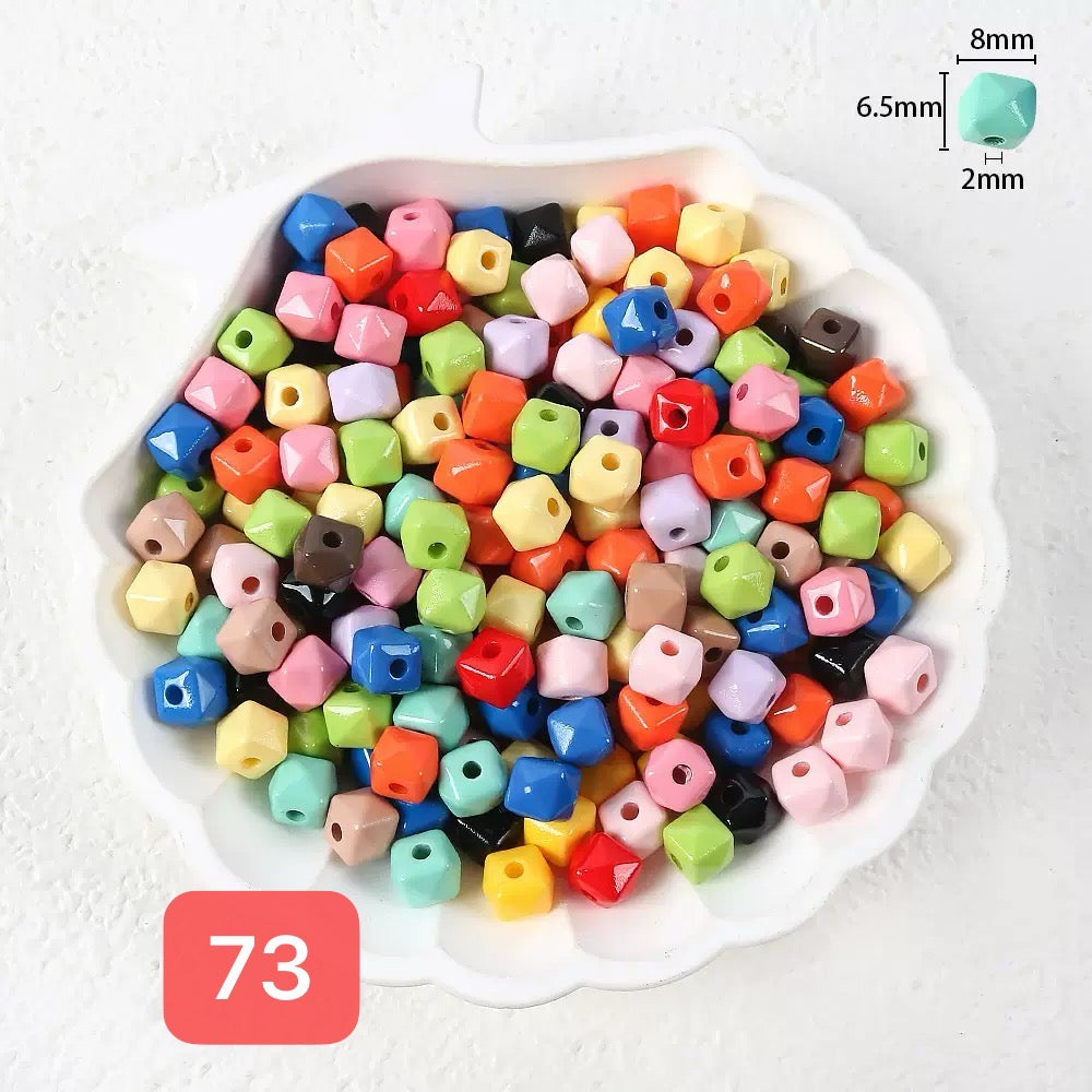 120+ designs of acrylic beads, $1.5/10pcs or more, Link 3(61-90)