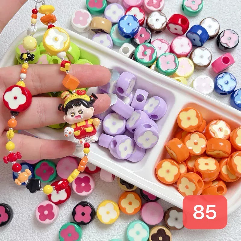 120+ designs of acrylic beads, $1.5/10pcs or more, Link 3(61-90)
