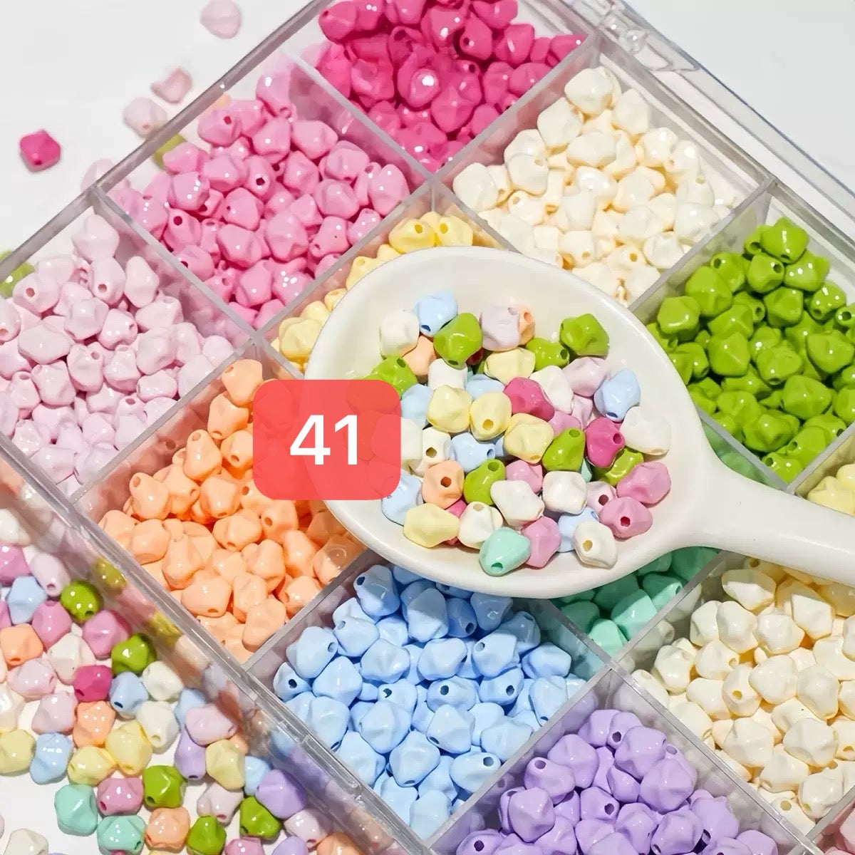 120+ designs of acrylic beads, $1.5/10pcs or more, Link 2(31-60)