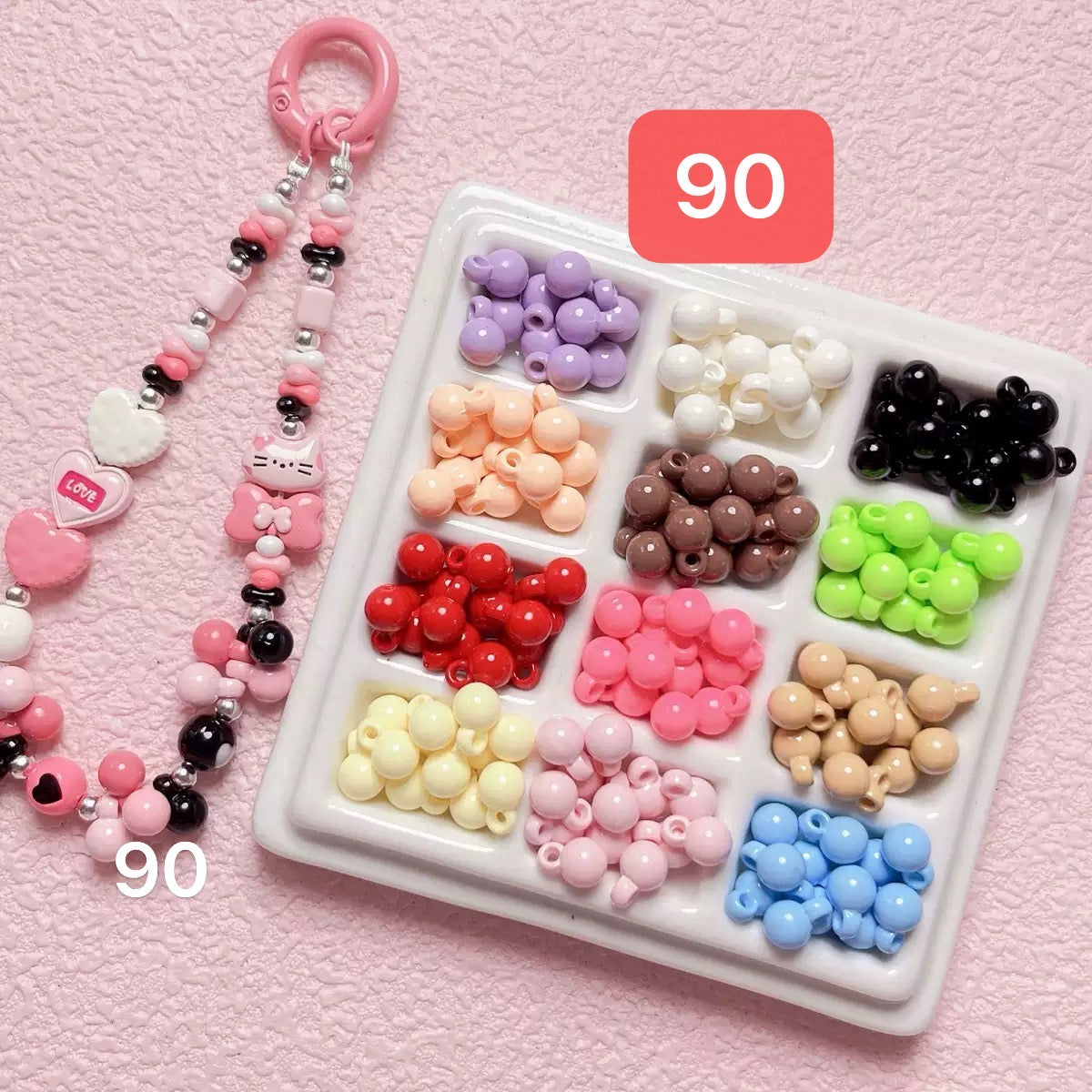 120+ designs of acrylic beads, $1.5/10pcs or more, Link 3(61-90)