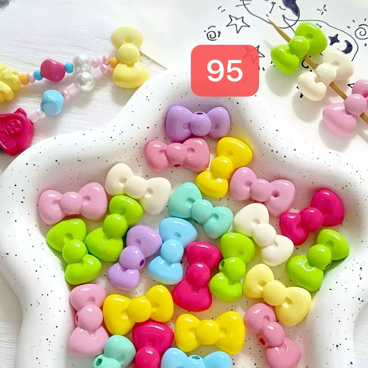 120+ designs of acrylic beads, $1.5/10pcs or more, Link 4(91-120)