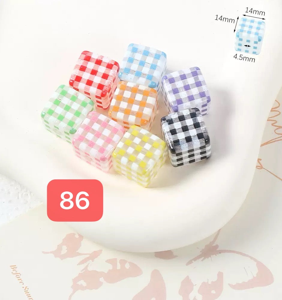 120+ designs of acrylic beads, $1.5/10pcs or more, Link 3(61-90)