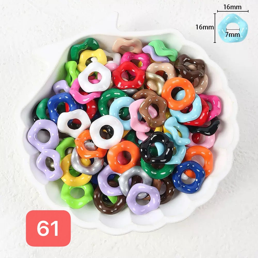 120+ designs of acrylic beads, $1.5/10pcs or more, Link 3(61-90)