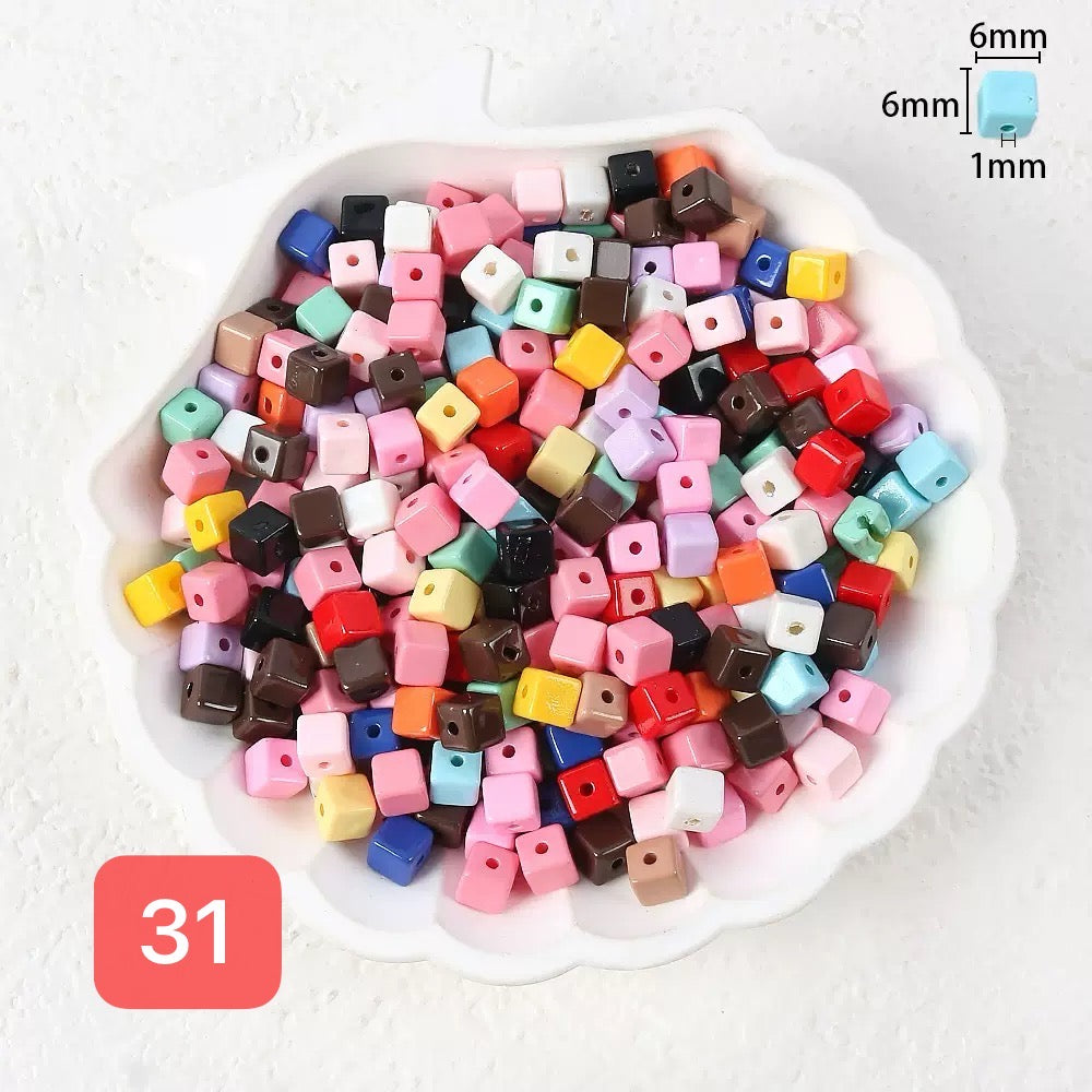 120+ designs of acrylic beads, $1.5/10pcs or more, Link 2(31-60)