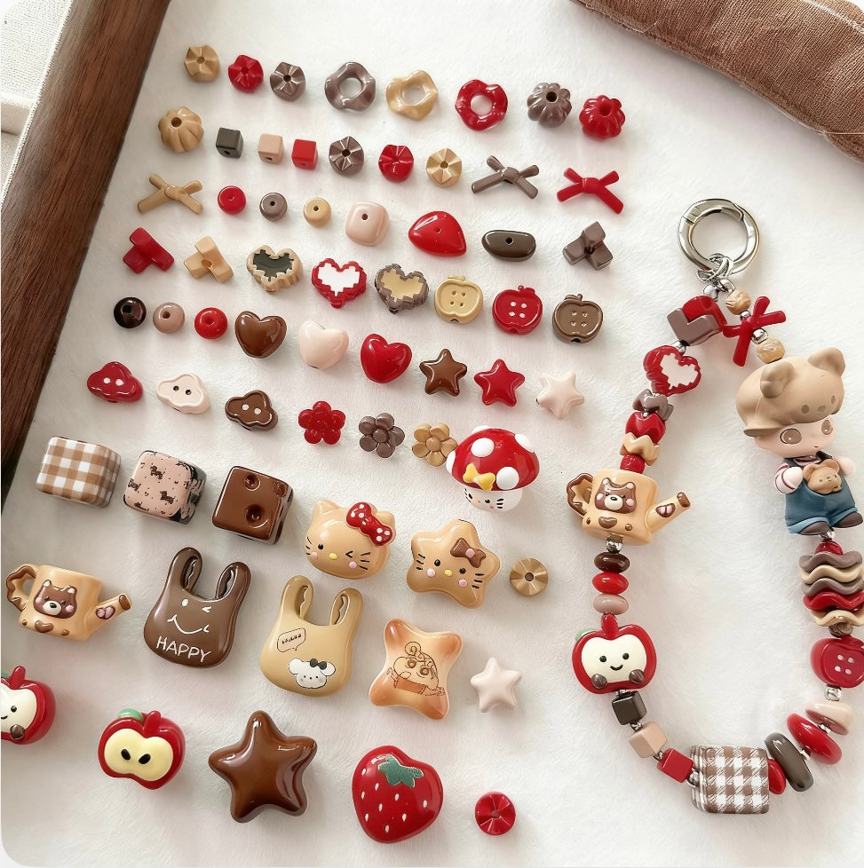 120+ designs of acrylic beads, $1.5/10pcs or more, Link 2(31-60)