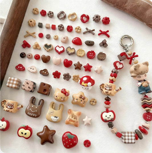 120+ designs of acrylic beads, $1.5/10pcs or more, Link 2(31-60)