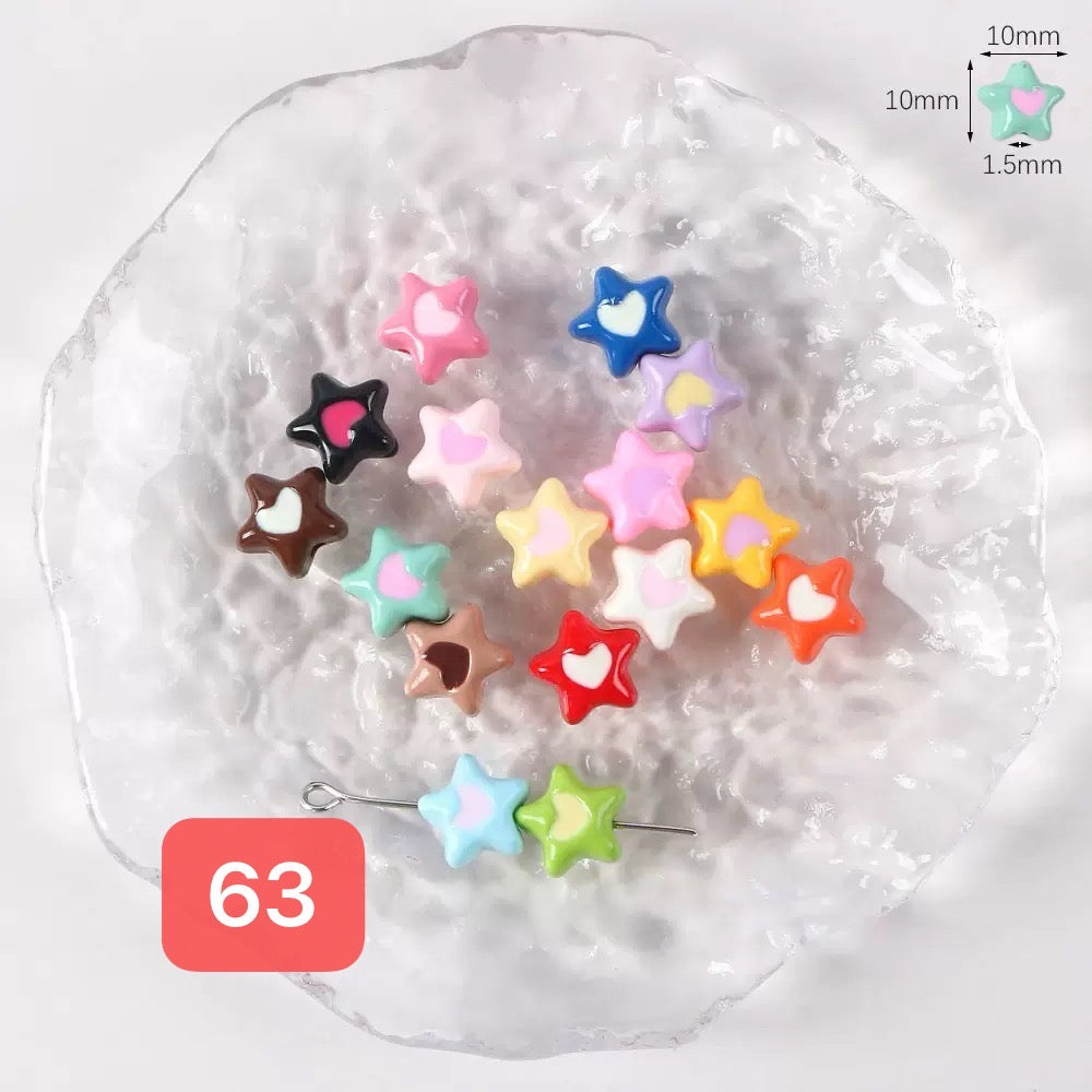 120+ designs of acrylic beads, $1.5/10pcs or more, Link 3(61-90)