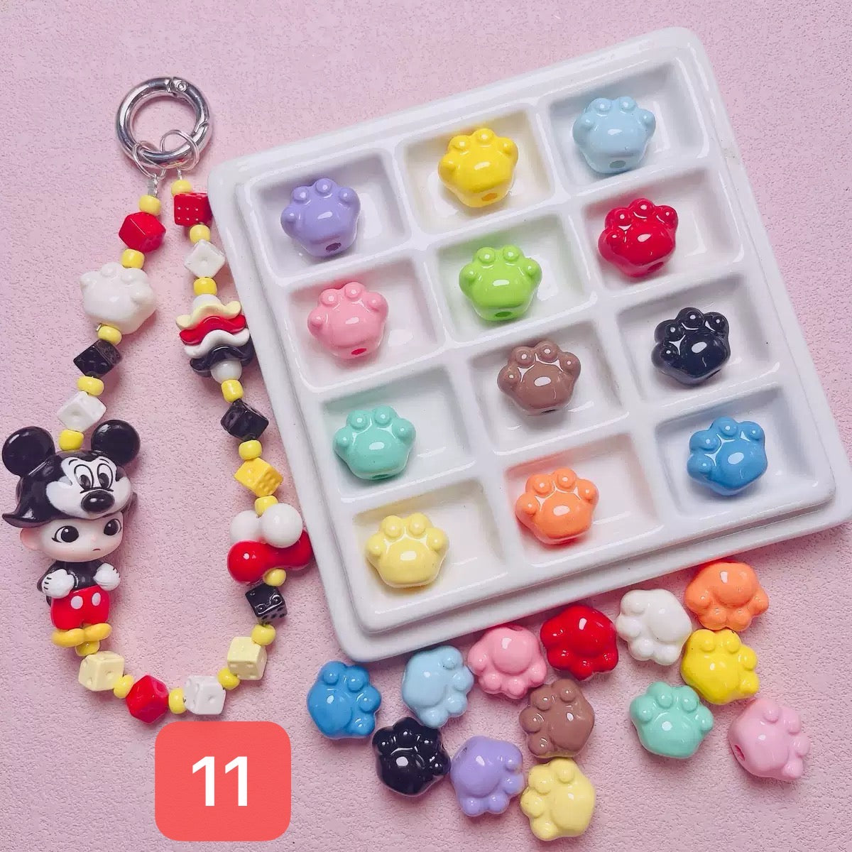 120+ designs of acrylic beads, $1.5/10pcs or more, Link 1(01-30)