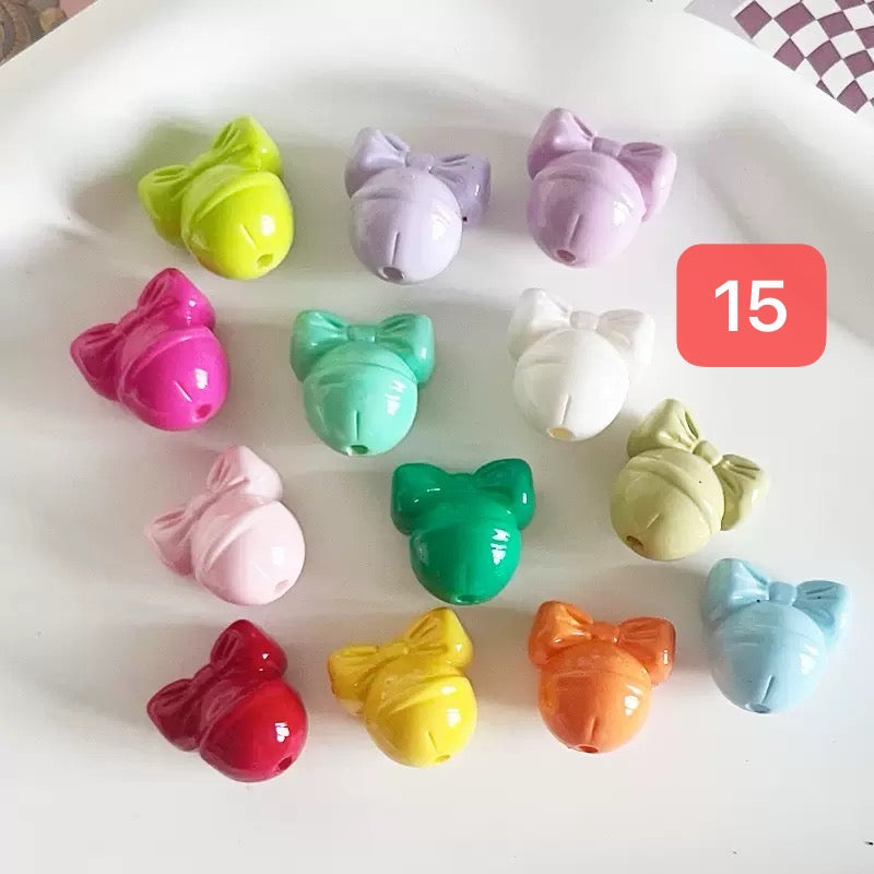 120+ designs of acrylic beads, $1.5/10pcs or more, Link 1(01-30)