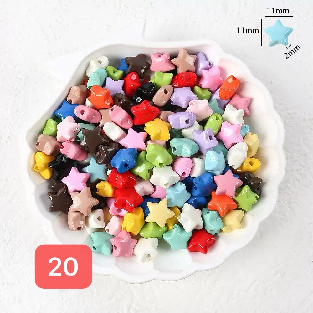 120+ designs of acrylic beads, $1.5/10pcs or more, Link 1(01-30)