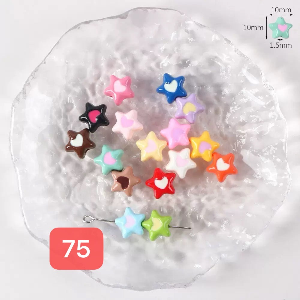 120+ designs of acrylic beads, $1.5/10pcs or more, Link 3(61-90)