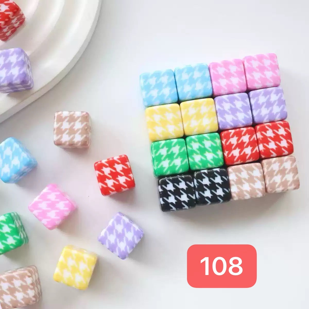 120+ designs of acrylic beads, $1.5/10pcs or more, Link 4(91-120)
