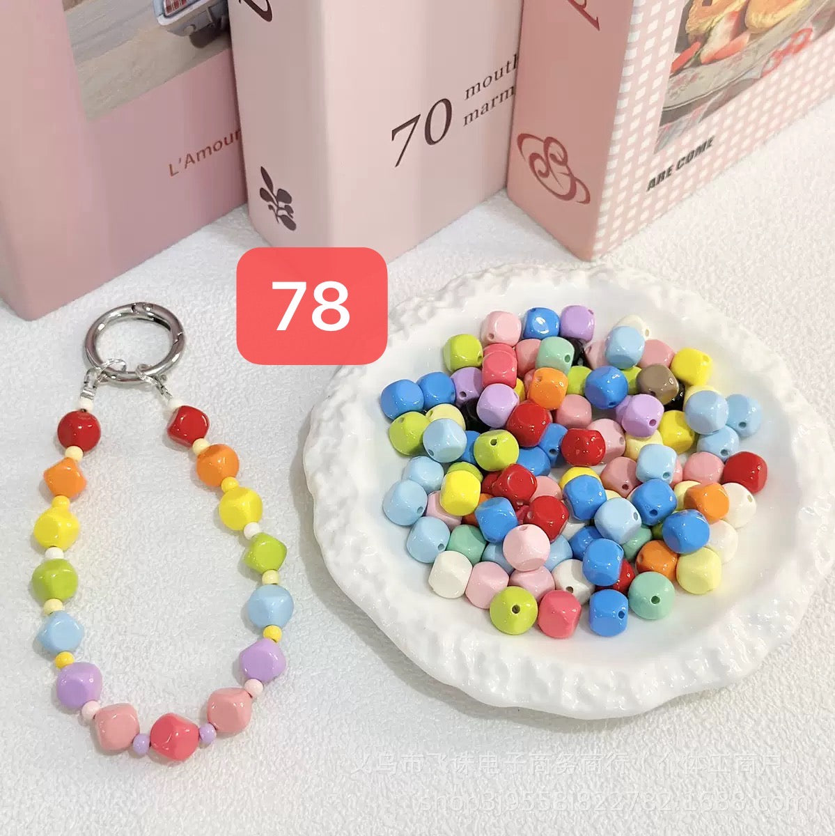 120+ designs of acrylic beads, $1.5/10pcs or more, Link 3(61-90)